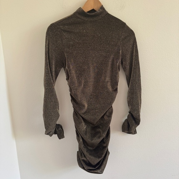 Revolve Likely Gold Mini Dress 6 - Picture 3 of 7